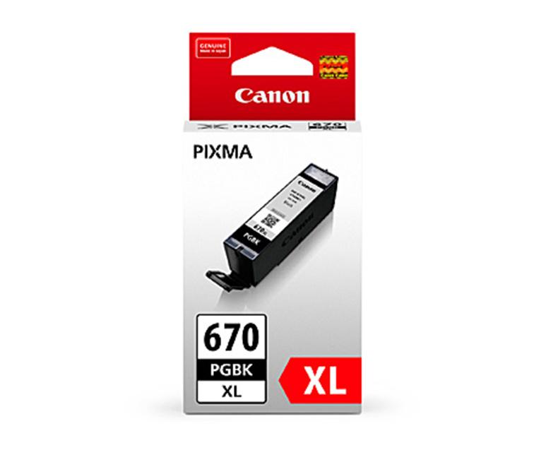 Canon PGI-670XLBK Original Inkjet Ink Cartridge - Pigment Black Pack Canon PGI-670XLBK Original Inkjet Ink Cartridge - Pigment Black Pack